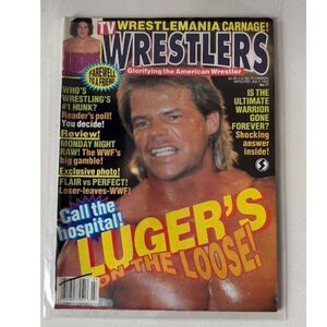 Vintage Wrestlemania Wrestlers Magazine  Lex Luger July 1993